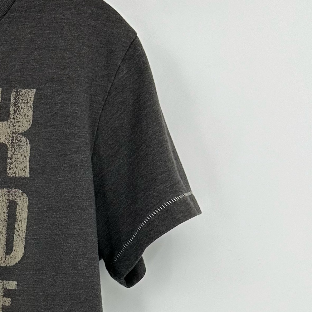 Fossil ‘Rock is Dead’ Crewneck Short Sleeve T-shirt Gray Size M - Picture 3 of 5